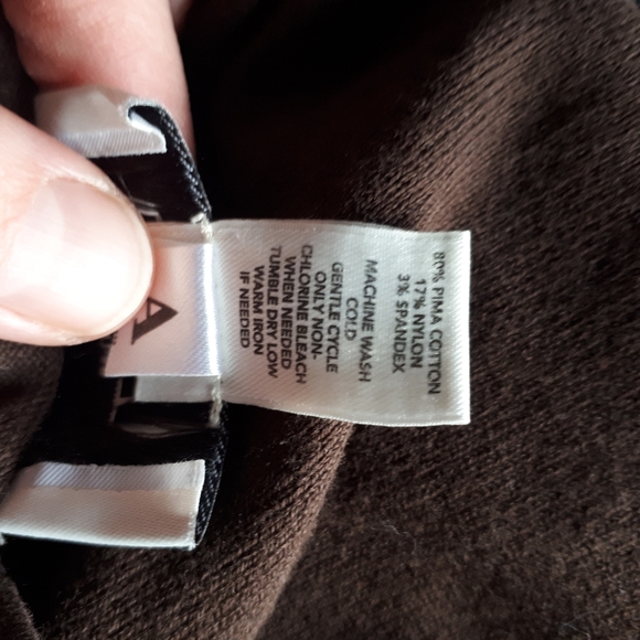 LOFT by Ann Taylor Brown Cardigan size Large - Picture 3 of 11